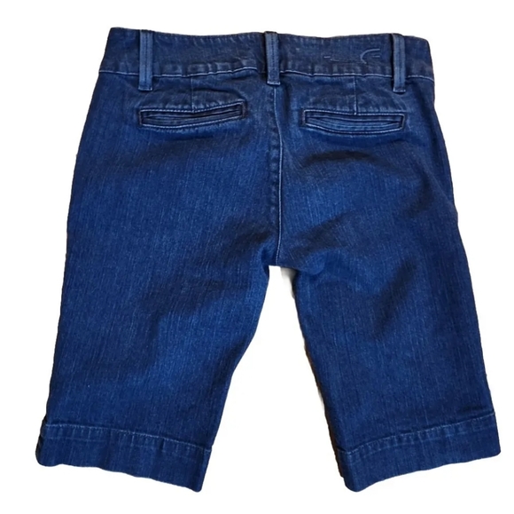 Vintage American Eagle Bermuda Shorts Denim Size 2 - Picture 2 of 6